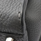 Fendi Handbag Peekaboo Regular Gray Leather Selleria — view 6
