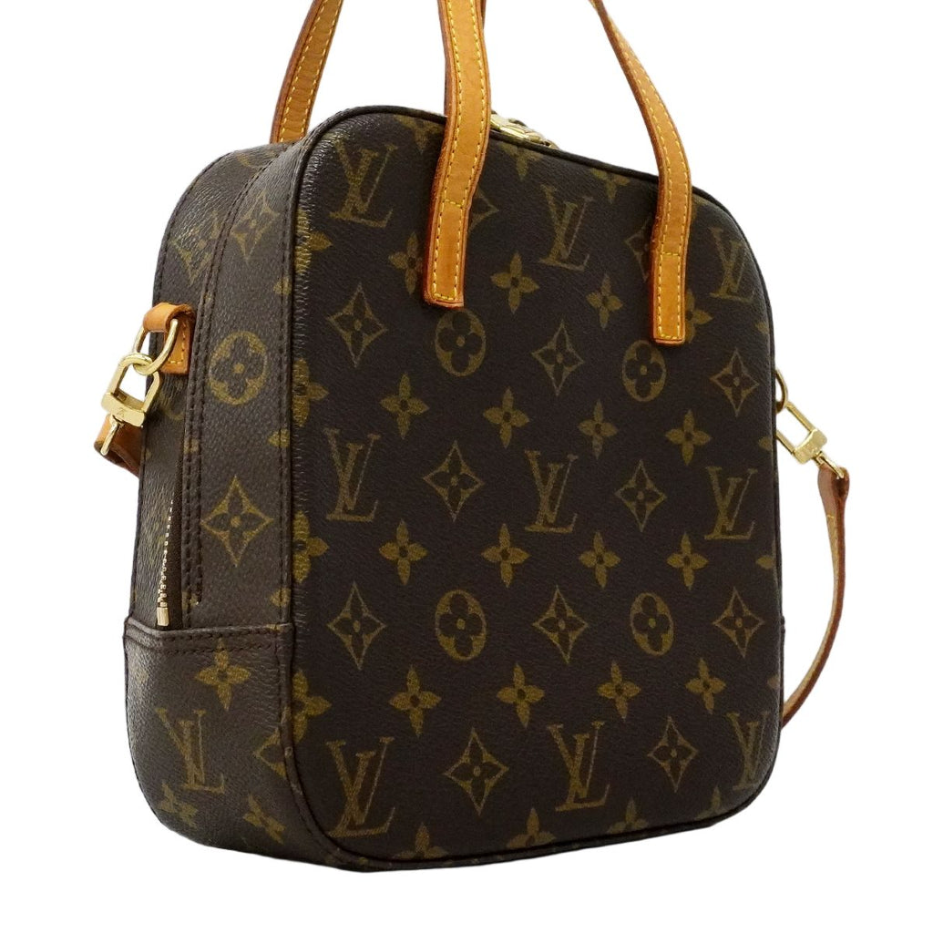 Louis Vuitton Handbag Monogram Spontini Brown 2-Way — view 2