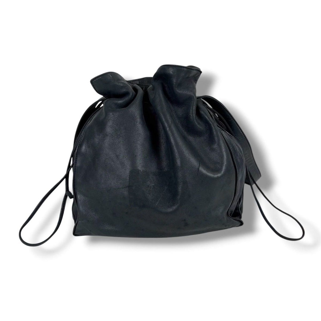 Loewe Drawstring Shoulder Bag Nappa Leather Flamenco Anagram Logo — view 3
