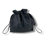 Loewe Drawstring Shoulder Bag Nappa Leather Flamenco Anagram Logo — view 3
