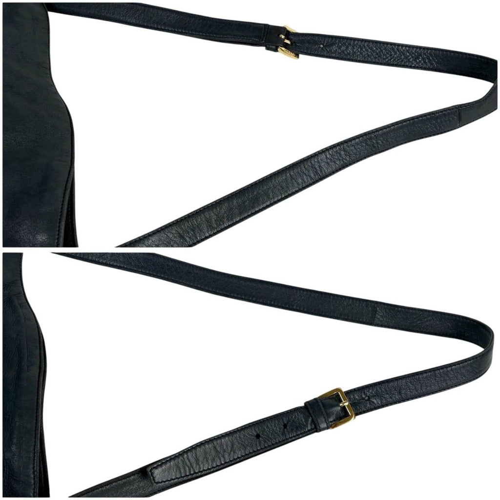 Loewe Drawstring Shoulder Bag Nappa Leather Flamenco Anagram Logo — view 8
