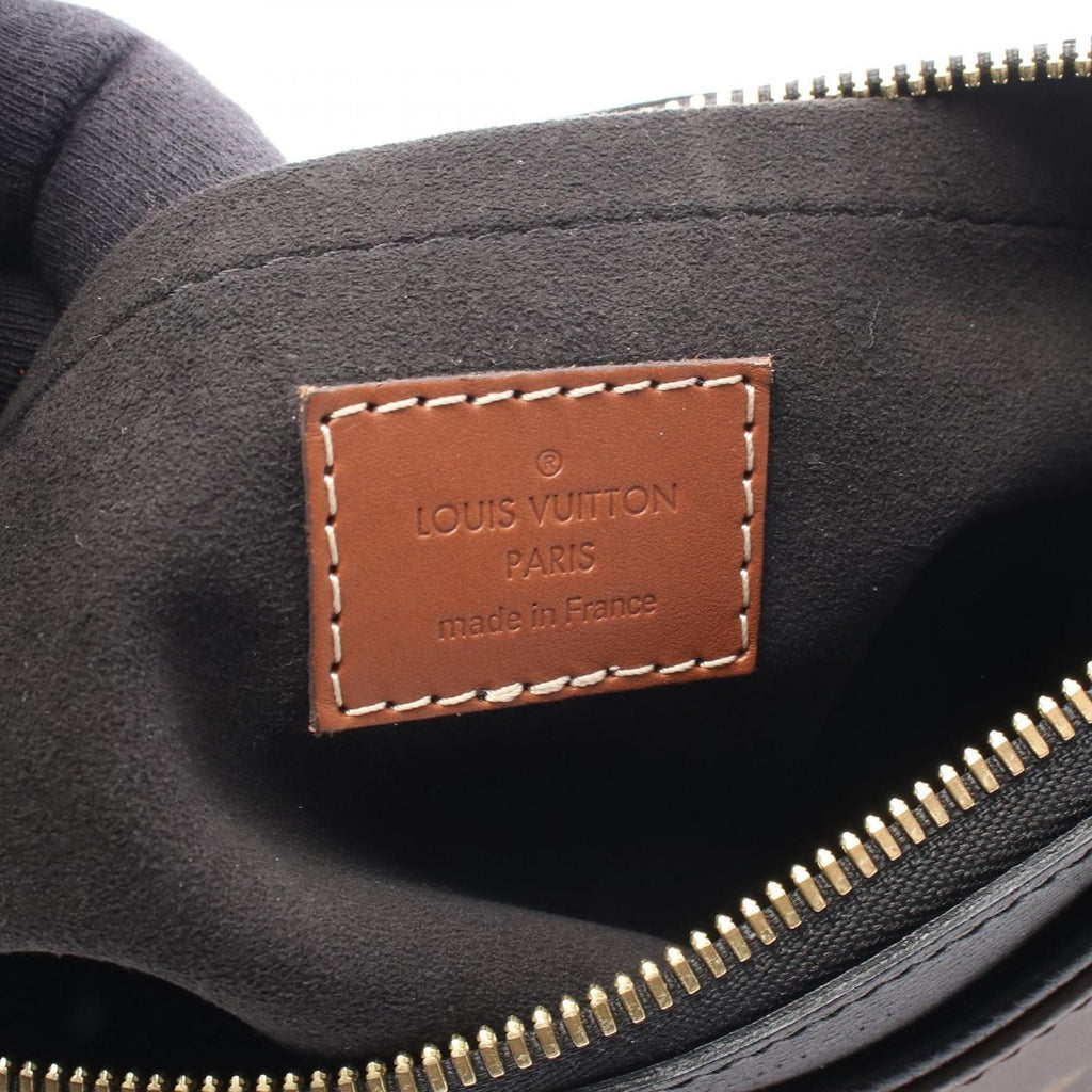 Louis Vuitton Handbag Pallas BB Noir Black Canvas Leather — view 4