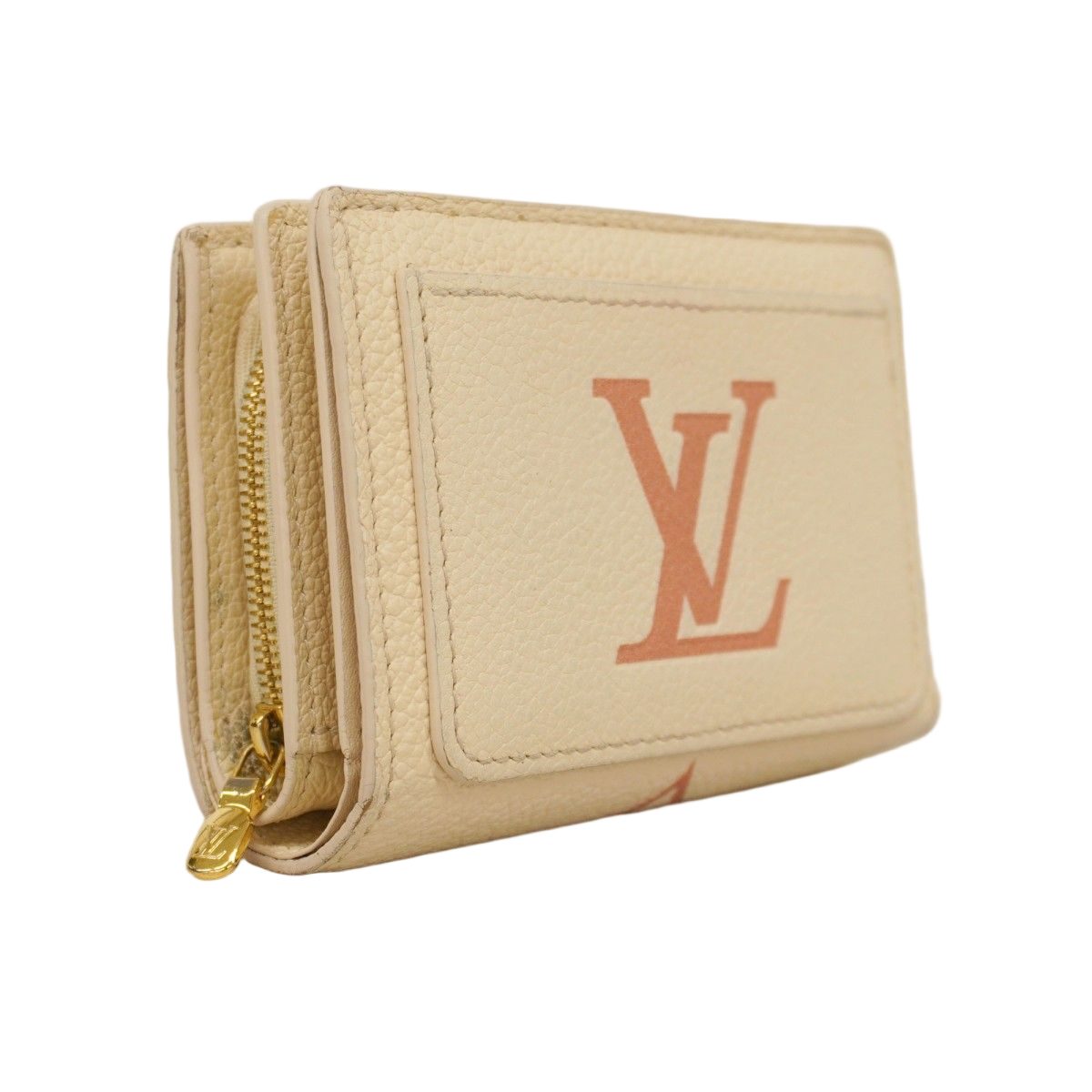 Louis Vuitton Wallet Monogram Empreinte Bicolor Portefeuille Clair Cream Rose — view 2