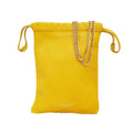 Saint Laurent Drawstring Mini Chain Shoulder Bag Yellow