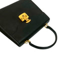 Gucci Vintage Ladylock Leather 2-Way Handbag