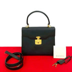 Gucci Vintage Ladylock Leather 2-Way Handbag — view 2
