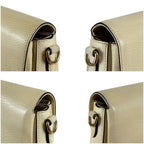 Gucci Interlocking Chain Shoulder Bag Mini Ivory Beige — view 5