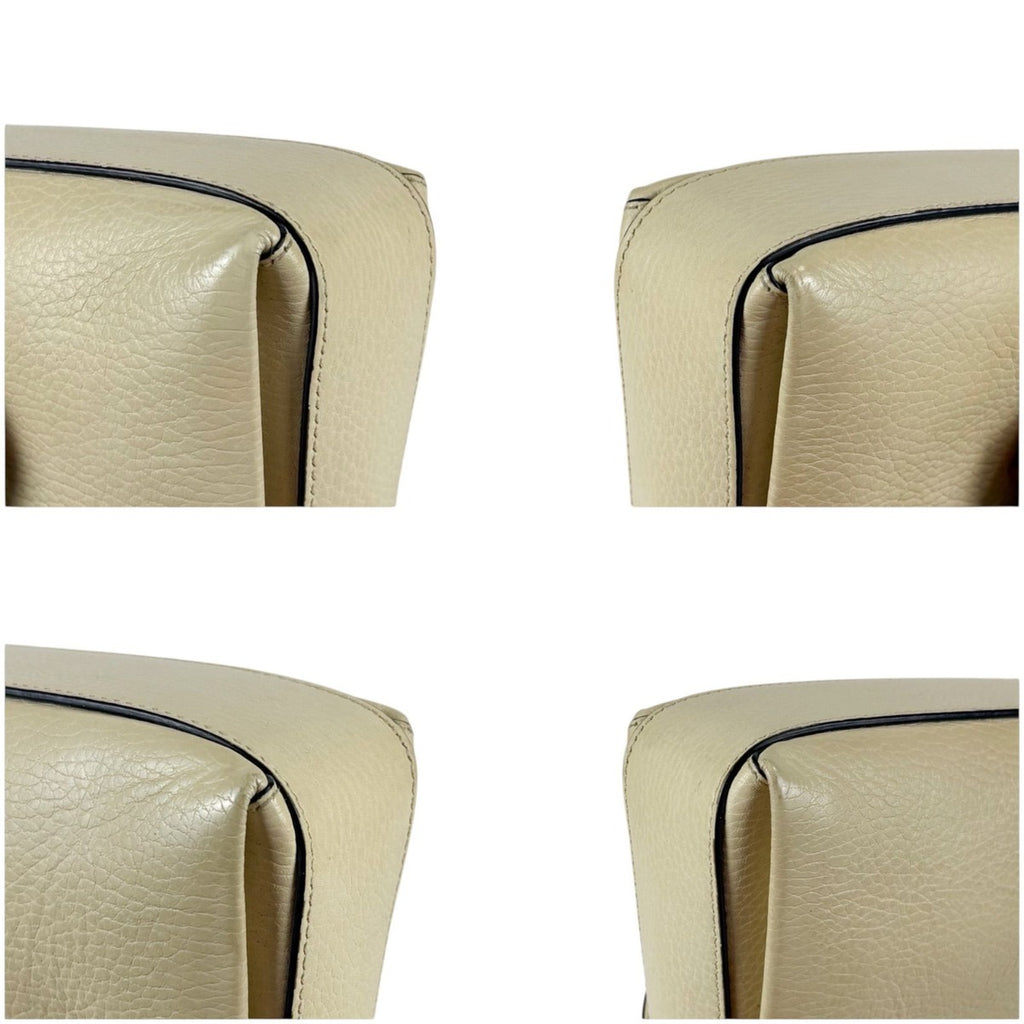 Gucci Interlocking Chain Shoulder Bag Mini Ivory Beige — view 6