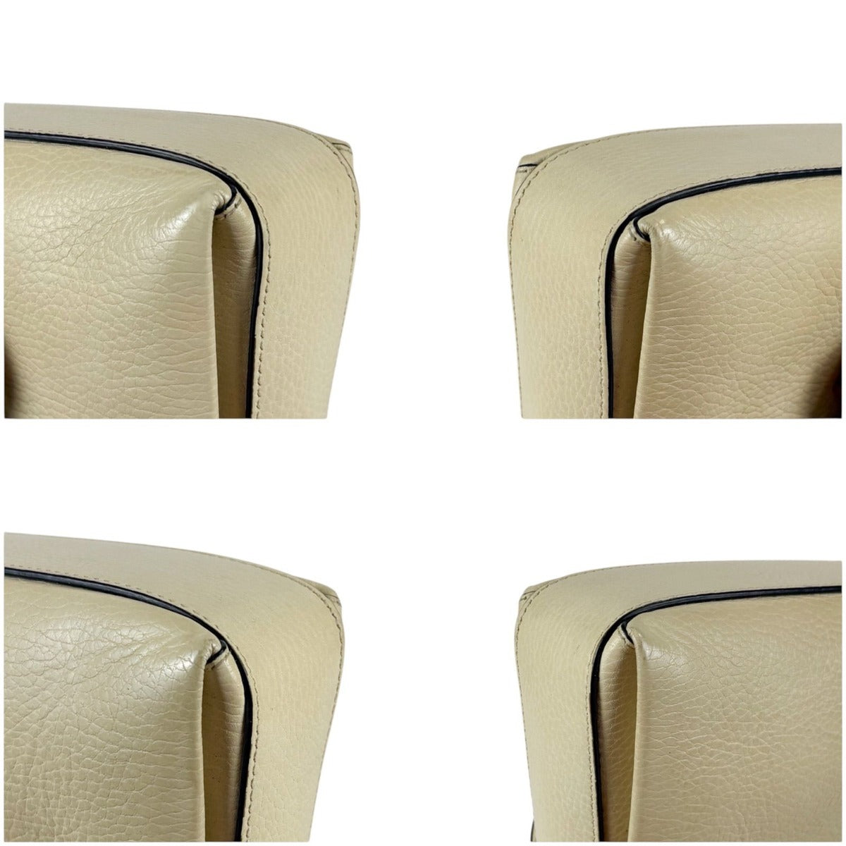 Gucci Interlocking Chain Shoulder Bag Mini Ivory Beige — view 6