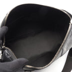 Louis Vuitton Shoulder Bag City Keepall Canvas Leather Gray Black — view 3