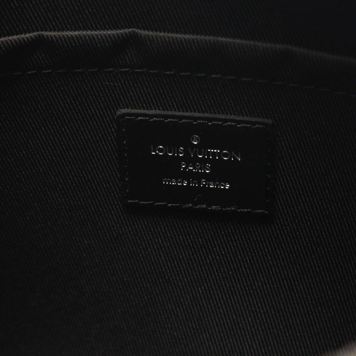 Louis Vuitton Shoulder Bag City Keepall Canvas Leather Gray Black — view 4