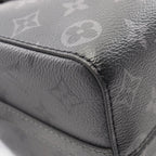 Louis Vuitton Shoulder Bag City Keepall Canvas Leather Gray Black — view 6