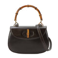 Gucci Bamb 2-Way Bag Leather Brown 000 Gold Vintage