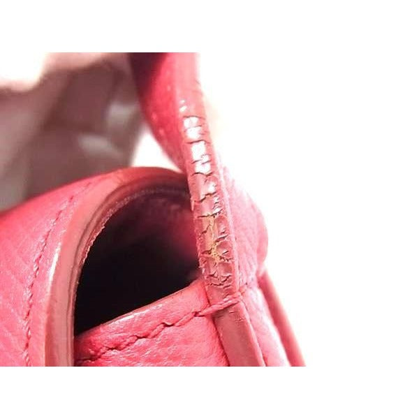 Celine Shoulder Bag Trotter Small Pin Cles Edd Leather Fuchsia Pink — view 2