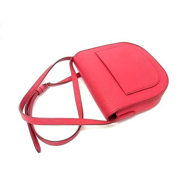 Celine Shoulder Bag Trotter Small Pin Cles Edd Leather Fuchsia Pink — view 4