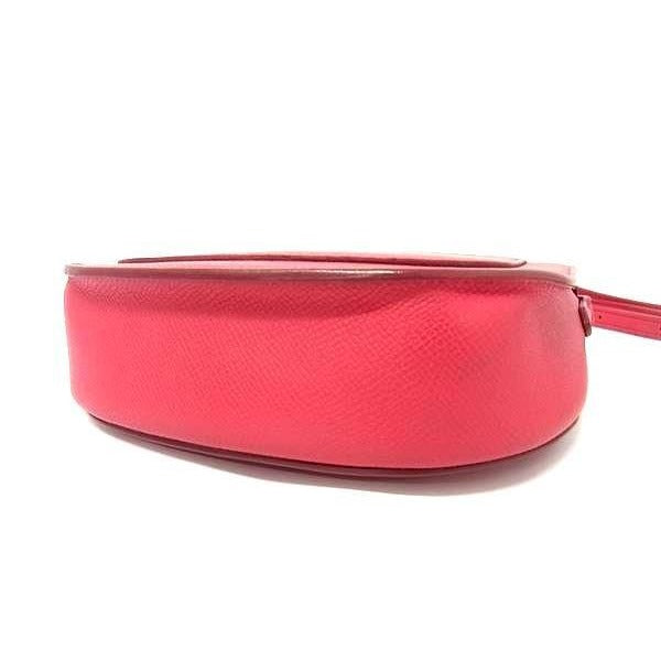 Celine Shoulder Bag Trotter Small Pin Cles Edd Leather Fuchsia Pink — view 5