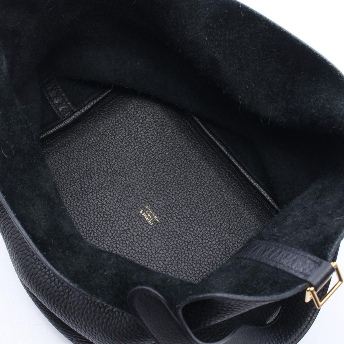 Hermes Handbag Picotin Lock MM Black Leather — view 3