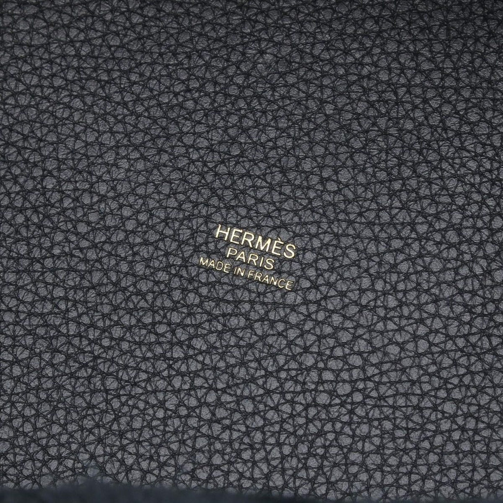Hermes Handbag Picotin Lock MM Black Leather — view 4