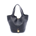 Hermes Handbag Picotin Lock MM Black Leather