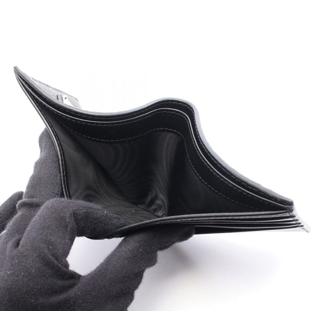 Prada Billfold Black Leather Bifold Wallet — view 5