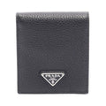Prada Billfold Black Leather Bifold Wallet