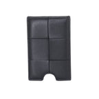 Bottega Veneta Maxi Intrecciato Card Case Leather Black