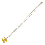 Chanel Coco Mark Chain Necklace Gold