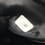 Chanel Shoulder Bag Quilted Black Lambskin Fringe — view 5