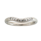 Tiffany & Co Ring T Cube Band Platinum Diamond — view 2