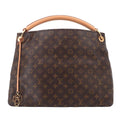 Louis Vuitton Monogram Artsy Shoulder Bag Brown Gold