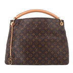 Louis Vuitton Monogram Artsy Shoulder Bag Brown Gold