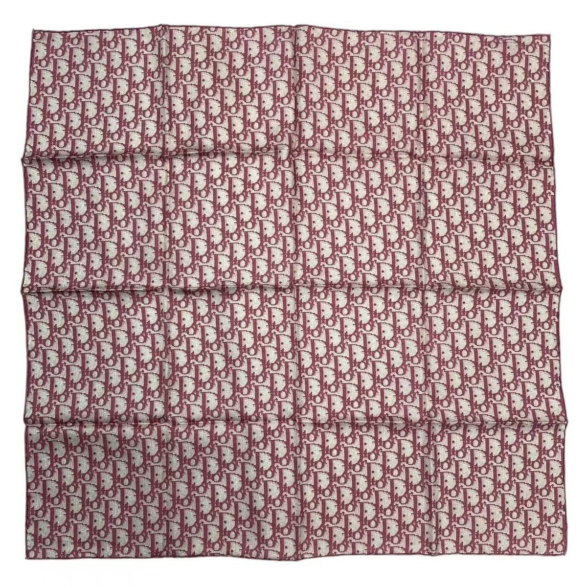Dior Christian Trotter Scarf Silk Pink