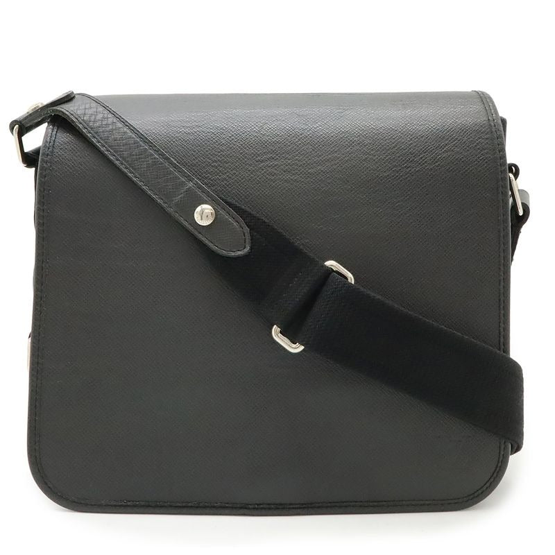 Louis Vuitton Taiga Andrey Shoulder Bag Messenger Crossbody Leather Ardoise