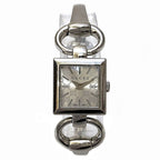 Gucci Tornavoni Watch SS Quartz Silver Dial