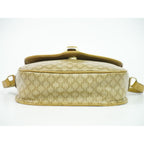 Celine Macadam Shoulder Bag Pochette Beige Outside — view 3