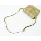 Celine Macadam Shoulder Bag Pochette Beige Outside — view 4