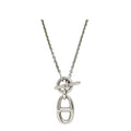 Hermes Necklace Chaine D'ancre Amulet Silver