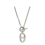 Hermes Necklace Chaine D'ancre Amulet Silver