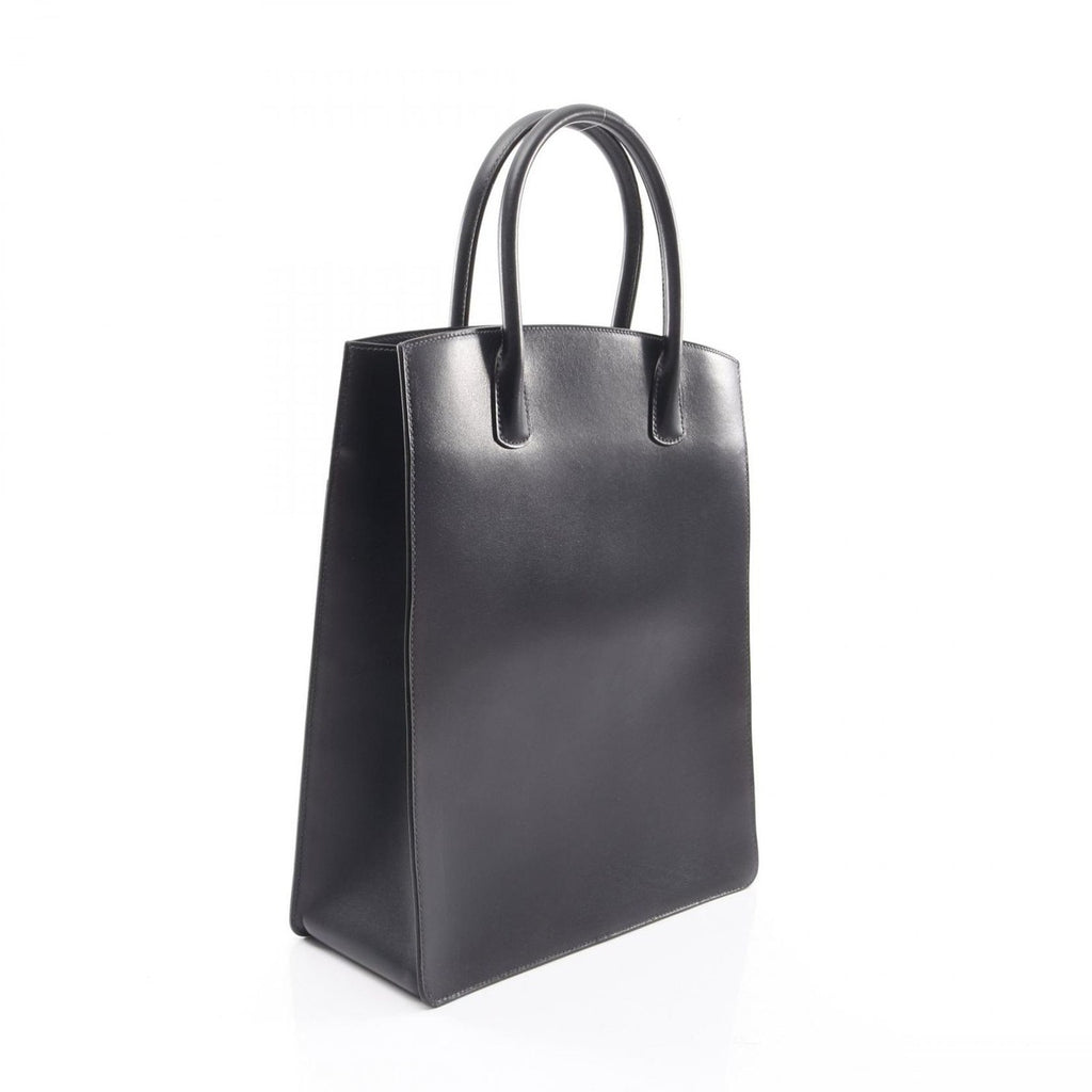 Hermes Handbag White Bath Up Blue Indigo — view 2