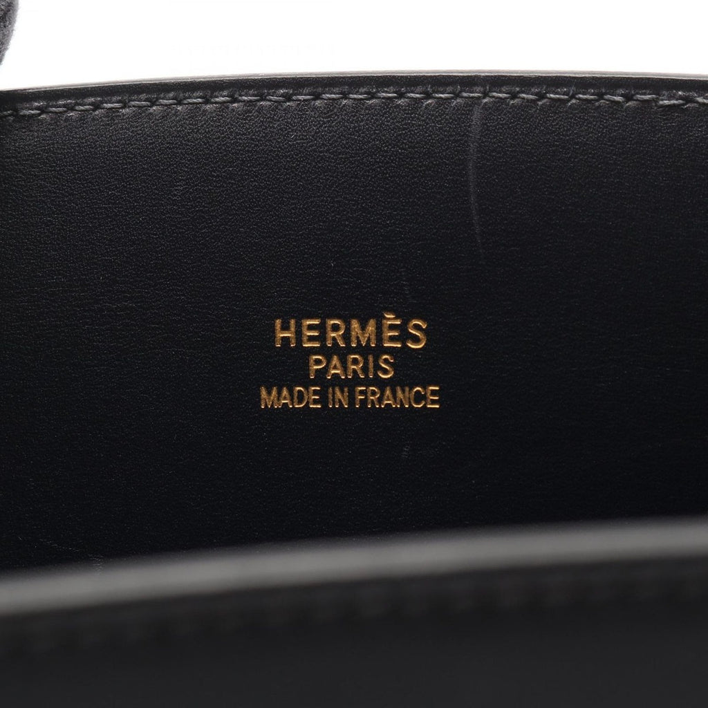 Hermes Handbag White Bath Up Blue Indigo — view 4