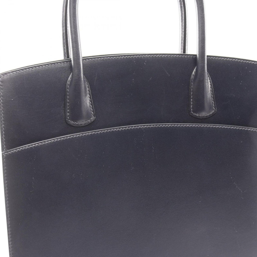 Hermes Handbag White Bath Up Blue Indigo — view 6
