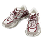 Gucci Sneakers 2.0 Mesh Leather Interlocking GG 1 2 Wine Red