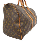 Louis Vuitton Boston Bag Monogram Keepall 50 Brown — view 2