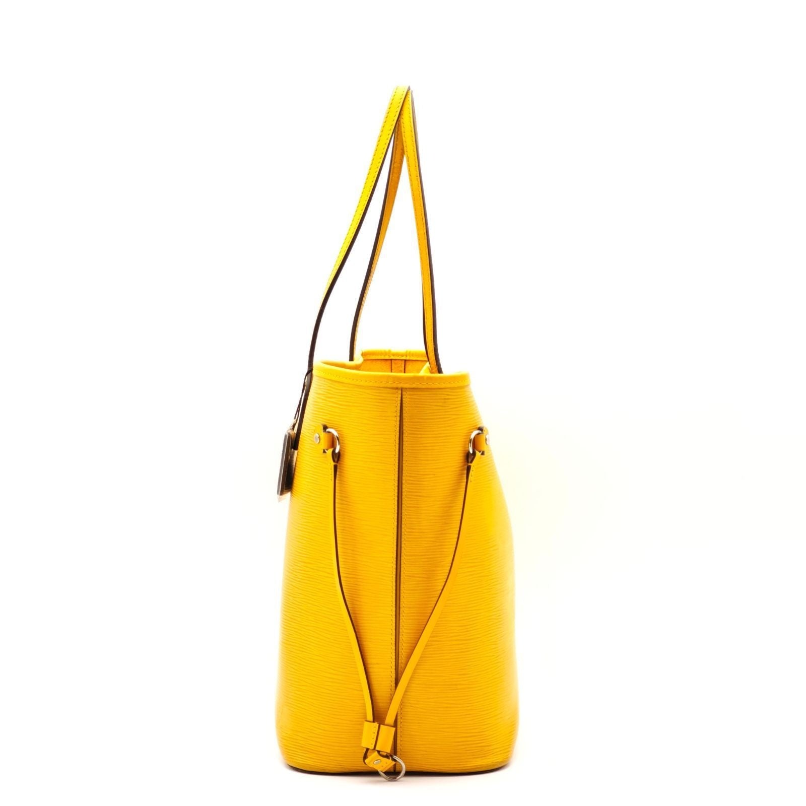 Louis Vuitton Epi Neverfull MM Tote Bucket Bag Yellow Strap — view 5