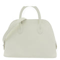 Hermes Bolide 1923 25 Verso White Lime Silver Evercolor 2-Way Shoulder Bag
