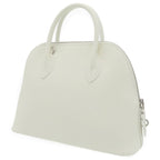 Hermes Bolide 1923 25 Verso White Lime Silver Evercolor 2-Way Shoulder Bag — view 2