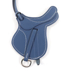 Hermes Paddock Serra Charm Veau Swift Corvere Silver Bag Made — view 3