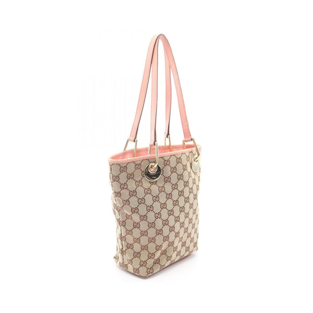 Gucci Tote GG Canvas Beige Pink — view 2