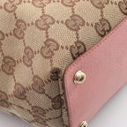 Gucci Tote GG Canvas Beige Pink — view 7