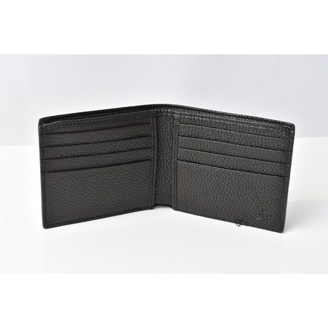 Gucci Wallet Fold Dorian Black Calf Leather — view 6